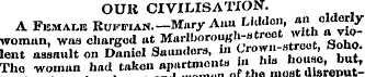 OUR CIVILISATION. A Fbmalid RuFWAN—Mary ...