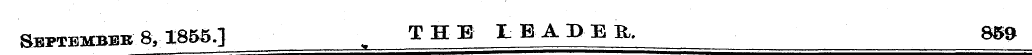 Seftembeb 8,1855.3 , THE LEADER, 859