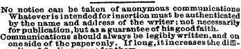 No notice can be taken of anonymous comm...