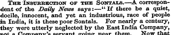 Thb iNBUBKBCmoN of the Sontals.—A corres...