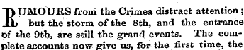 ~T\ UMOURS from the Crimea distract atte...