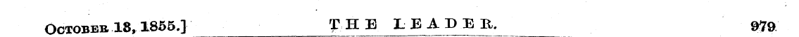 October 13,1855.] THE LEADER, 979
