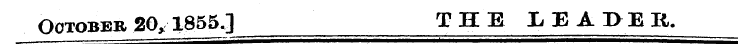 October 20,1855.] THE LEADER.