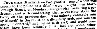 Juvekims Riotkiis—Two youths—-one of who...