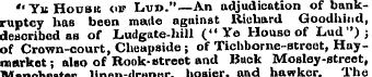 '•YkHousic of £.u»."—An adjudication of ...