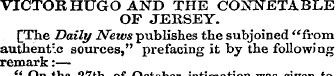 VICTOR HUGO AND THE CONl^ETABLE OF JERSE...