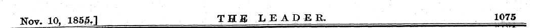 Nov. 10, 185^1 THg LEADER. 1075