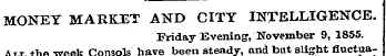 MONEY MARKET AND CITY INTELLIGENCE. Frid...