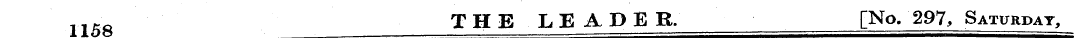 ... to THE LEADER. [No. 297, Saturday, l...