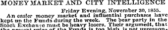MONEY MARKET AND CITY INTELLIGENCE Frida...
