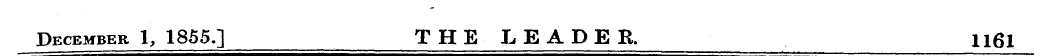 December 1, 1855.] THE LEADER. , 1161