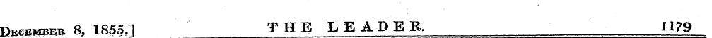 December 8, 1855?] THE LEADER. 1179