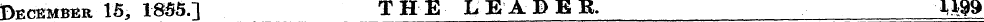 December 15, 1855.] THE LEADER. \W>