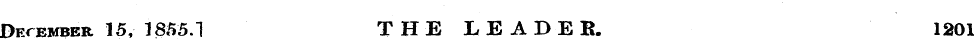 December 15, 1855.1 THE LEADER. 1201
