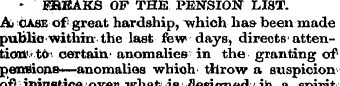 • EBBAKS OF THE PENSION LIST. A> case of...