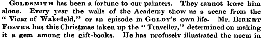 Goldsmith has been a fortune to our pain...