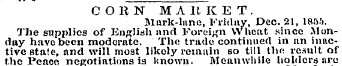 | CORN MAKKET. Mark-lane, Friday, Dec. 2...