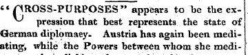 " pROSS-PURPOSES" appears to be the ex-^...