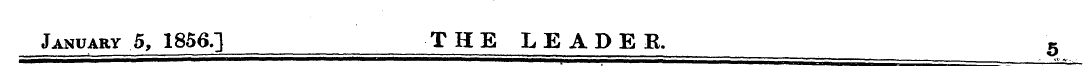 January 5, 1856.] THE LEADER. 5