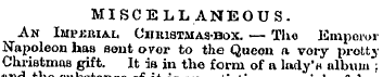 MISCELLANEOUS. An Impjciuai. Christmas-b...