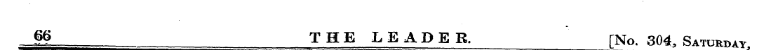 66 THE LEADER [No. 304, Saturday