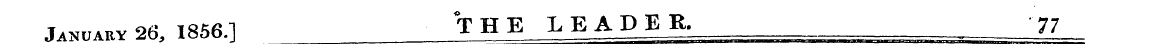 January 26, 1856.] THE LEADER. 77