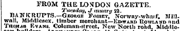 FROM THE LOMDON GAZETTE. Tiutsilat)\ J i...
