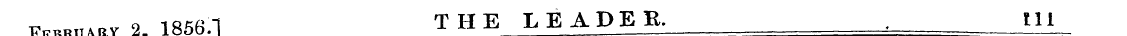 *¦„»„»„* 2. 1856.1 THE LEADER. ¦ LLJ _