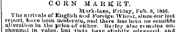 CORN M A R K 15 T. Alnrlc-lanu, Friday, ...