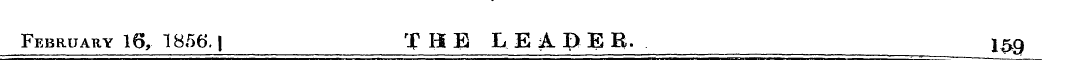 February 16, 1856. | THE L Ei^ER. I59
