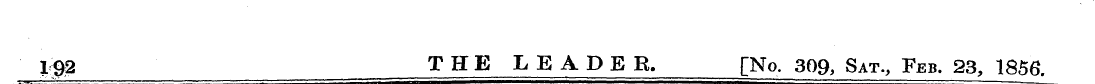 1$2 THE LEADER. [No. 309, Sat., Feb. 23,...
