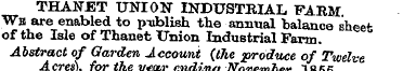 THANET UNION INDUSTRIAL FARM "Wh are ena...