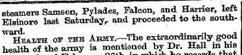 ' steamers Samson, Pylades, Falcon, and ...