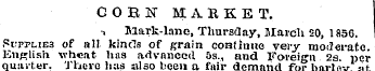 COEN MARKET. t Mark-lanc, Thursday, Marc...