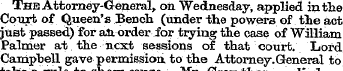 The Attorney-General, on Wednesday, appl...