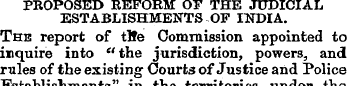 PROPOSED REFORM OF THE JUDICIAL ESTABLIS...