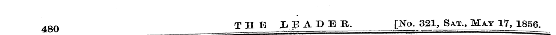 480 T H E ^ - A D E H. [No. 321, Sat., M...