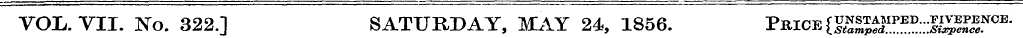 VOX,. VII. No. 322.1 SATURDAY, MAY 24, 1...