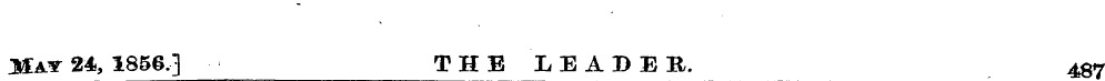 31 at 24, 1856.] T H E L, E A B E B. 437