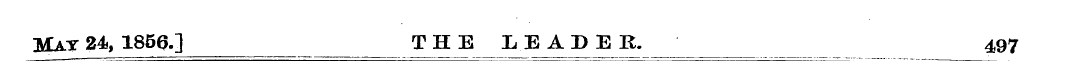 Hay 24, 1850.] THE LEADER. 497