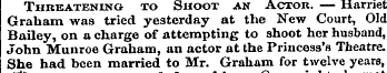 Threatening: to Shoot an Actor. — Harrie...