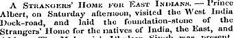 A Strangers' Homic kok East Indians. — P...