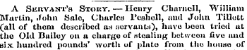 A SicitVANx'H Stoky. — Henry Cliarncll, ...