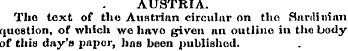 AUSTRIA. The text of the Austrian circul...