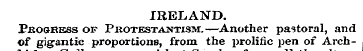 IRELAND. Progress of Protestantism.—Anot...