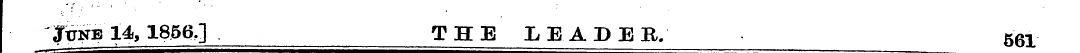 ytjNE 14, 1856] THE LEADEB, 561