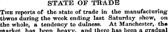 STATE OF TRADE The reports of the state ...