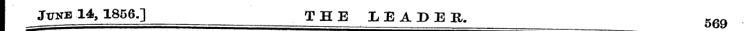 I June 14, 1856.] TEE LEADER, 569