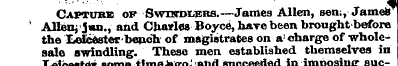 Capture of SwrsroiiERS.—James Allen, sen...