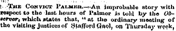 t Tjhb Convict PALMion.-t-Au improbable ...